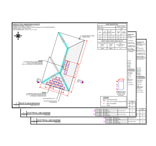 Solar Permit Plan Set Example